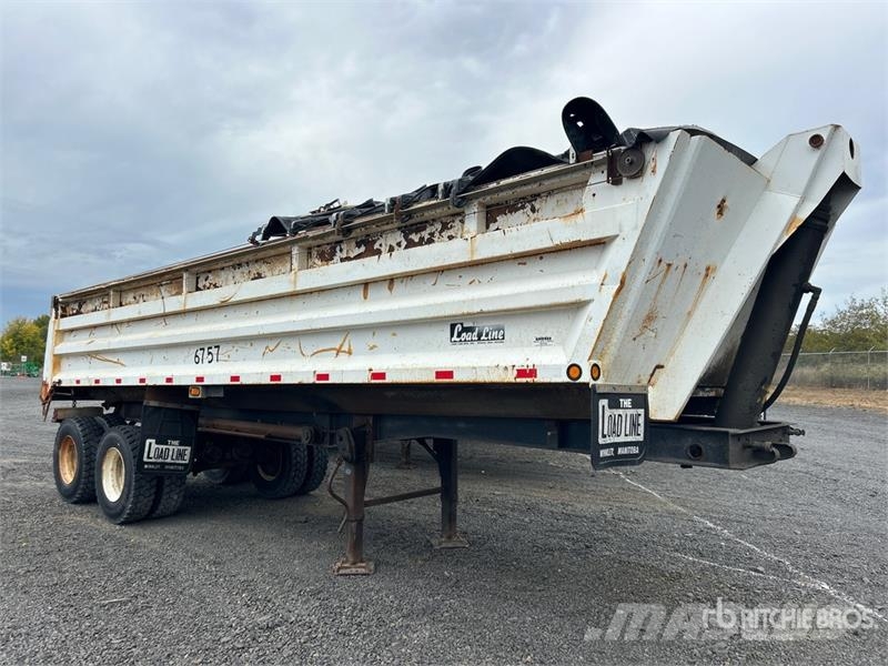 Load Line Line 28 ft T/A End Dump Trailer Pašizgāzējs