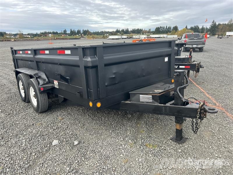 Load Trail 14 ft T/A Dump Utility Trailer Remorque benne