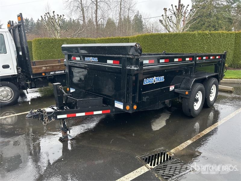 Load Trail 14 ft T/A Dump Utility Trailer Самоскиди