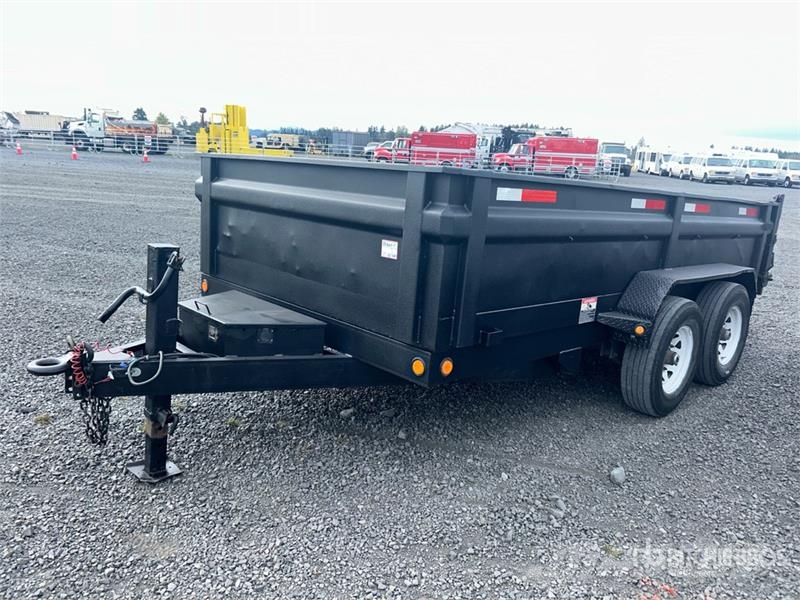 Load Trail 14 ft T/A Dump Utility Trailer Remorque benne