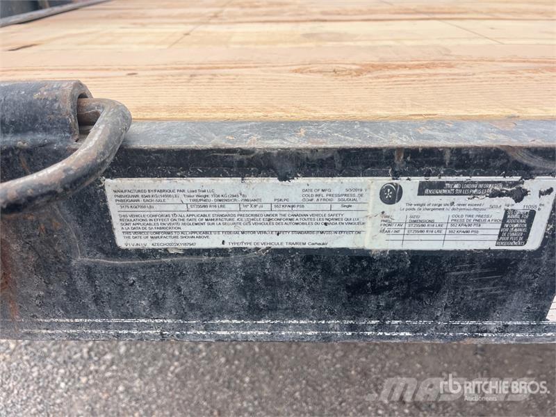 Load Trail 20 ft T/A Equipment Trailer Anhænger til Autotransport