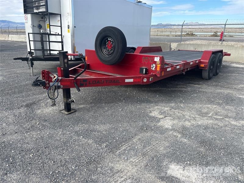 Load Trail 7000 lb 21 ft T/A Equipment Trailer Remolques para transporte de vehículos