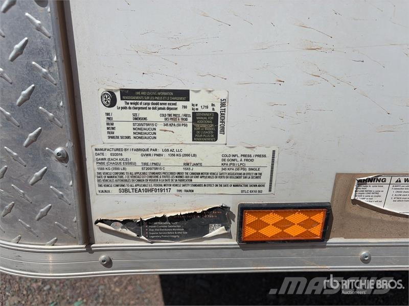  Look Cargo 10 ft S/A Enclosed Trailer Prikolice zabojniki