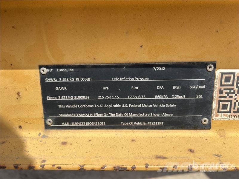 Lucon 4T221TPT Pole Trailer مقطورات أخرى