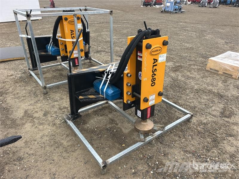  LYALS ALS680 Skid Steer Post Driver (Unused) Fencing equipment