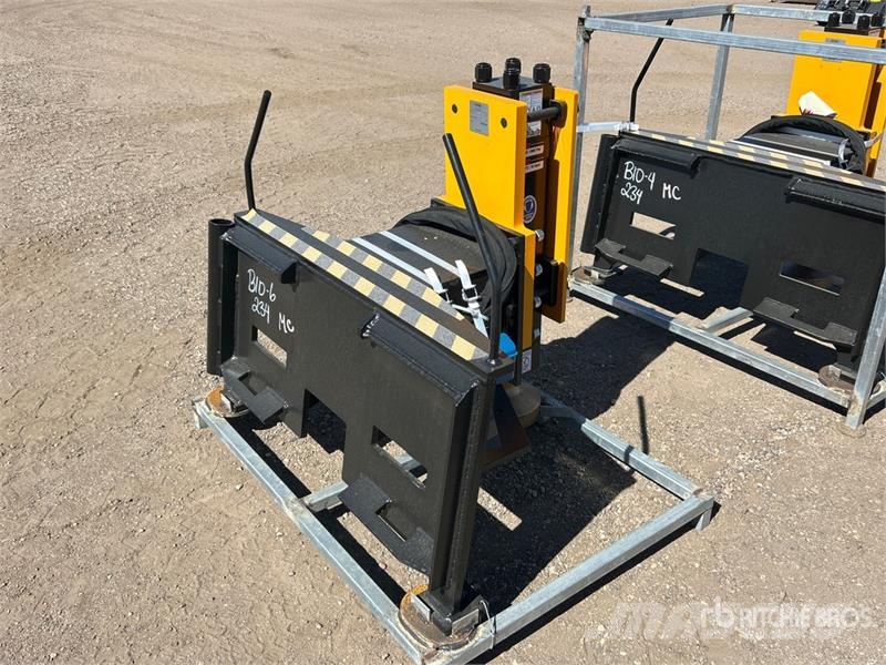 LYALS ALS680 Skid Steer Post Driver (Unused) Fencing equipment