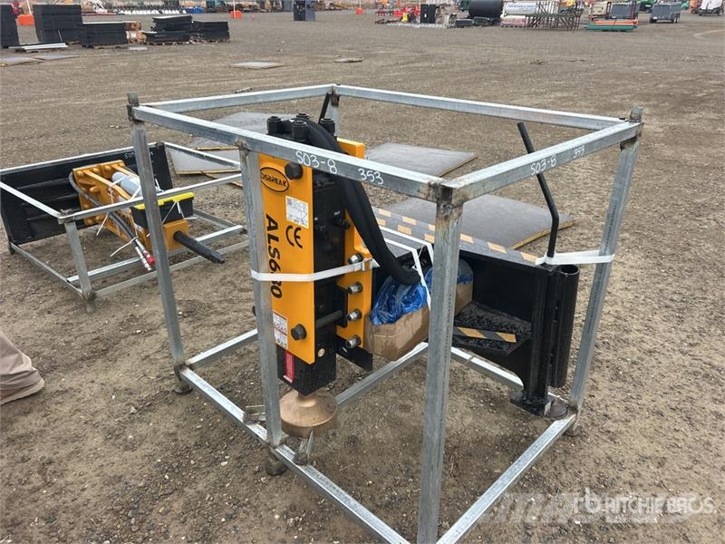  LYALS ALS680 Skid Steer Post Driver (Unused) Fencing equipment