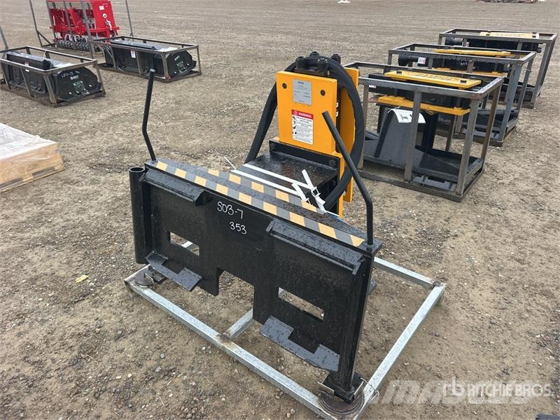  LYALS ALS680 Skid Steer Post Driver (Unused) Fencing equipment