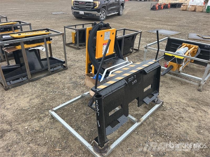  LYALS ALS680 Skid Steer Post Driver (Unused) Fencing equipment