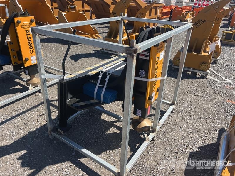 LYALS ALS680 Skid Steer Post Driver (Unused) Equipement de clôture