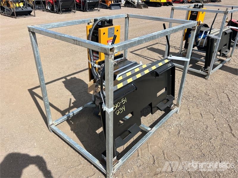LYALS ALS680 Skid Steer Post Driver (Unused) Fencing equipment