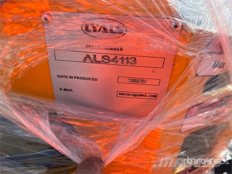 LYALS ALSEOG08 Orange Excavator Grapple Grabilice