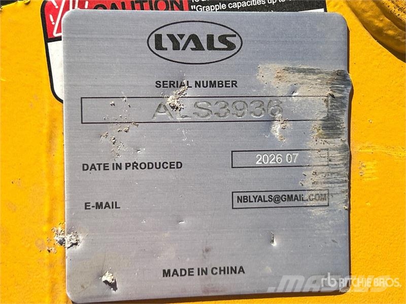  LYALS ALSEWG60 16 in Rotating Excavator Grapple (U 兩爪吊夾