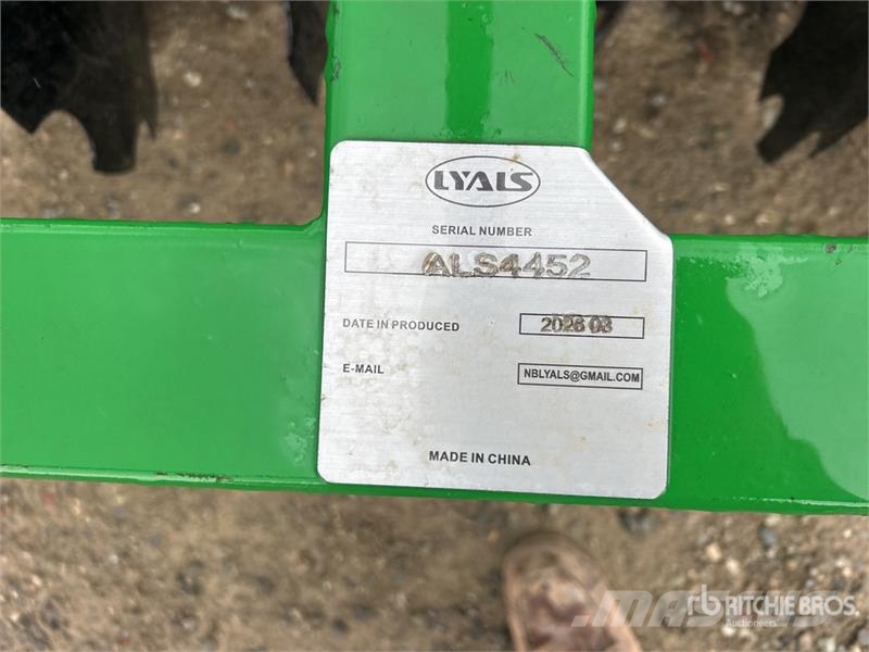  LYALS ALSLH20 Disc Harrow (Unused) 圓盤耙