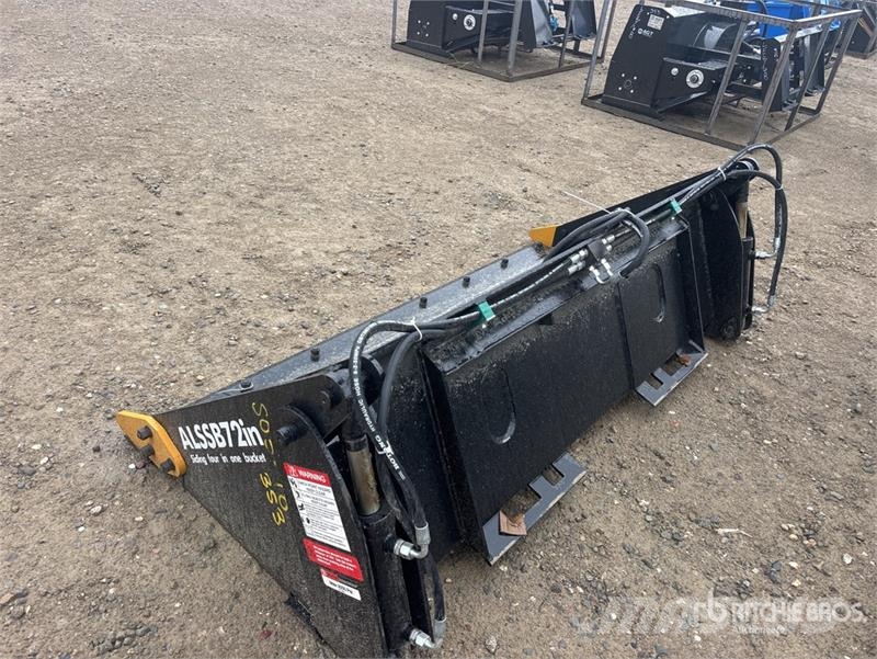 LYALS ALSSB72 72 in Multi-Purpose Skid Steer Bucke دلاء