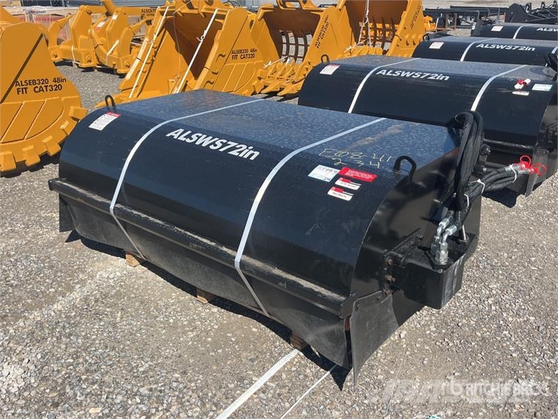 LYALS ALSSBS 72 in Skid Steer Sweeper (Unused) Brushes