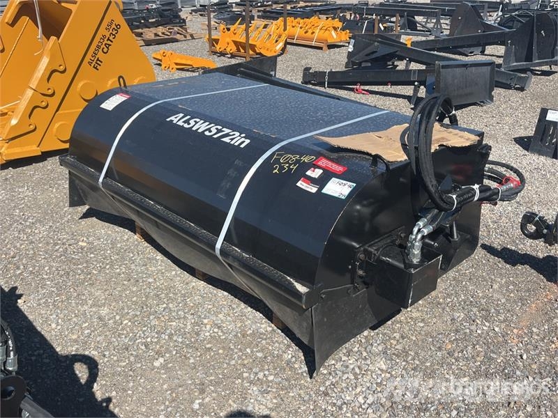 LYALS ALSSBS 72 in Skid Steer Sweeper (Unused) Brushes