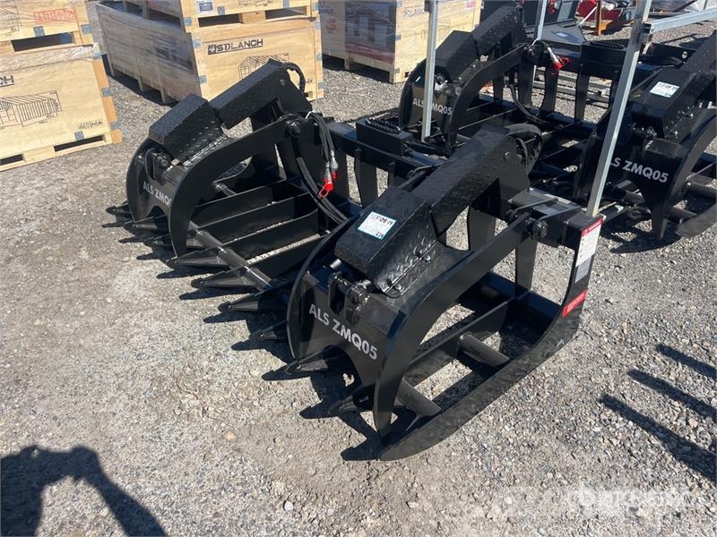  LYALS ZMQ05 82 in Log Skid Steer Grapple (Unused) グラップル