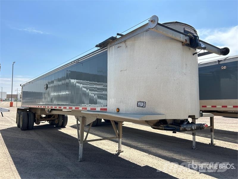 MAC TNAR39FR 39 ft T/A Aluminum Frameless End Dump Tra Tipper trailers