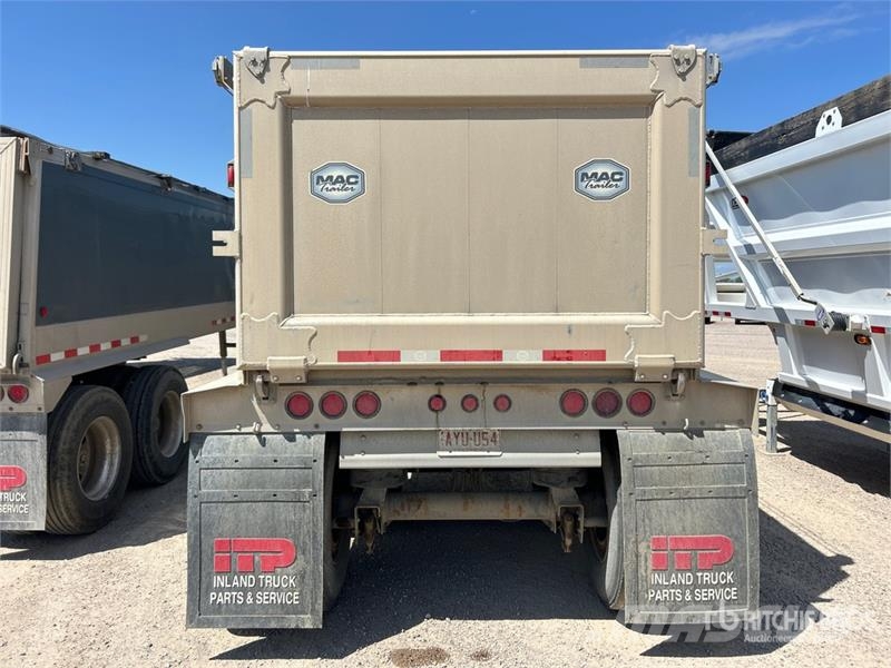 MAC TNAR39FR 39 ft T/A Aluminum Frameless End Dump Tra Tipper trailers