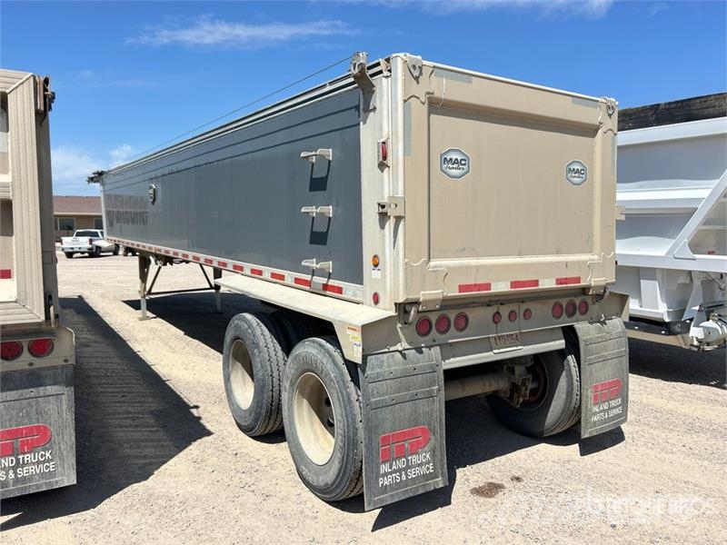 MAC TNAR39FR 39 ft T/A Aluminum Frameless End Dump Tra Tipper trailers