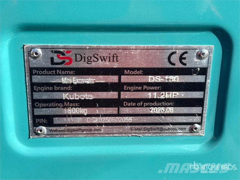 Machpro DS-180 Mini Excavator (Unused) Minigravemaskiner