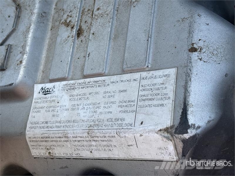 Mack CXU612 曳引機組件