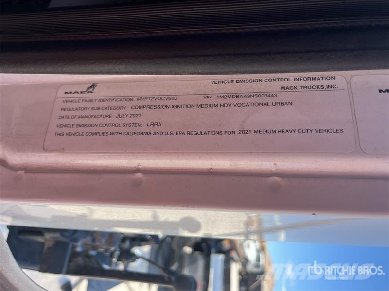 Mack MD642 4x2 Roll-Off Truck Portaalsysteem vrachtwagens