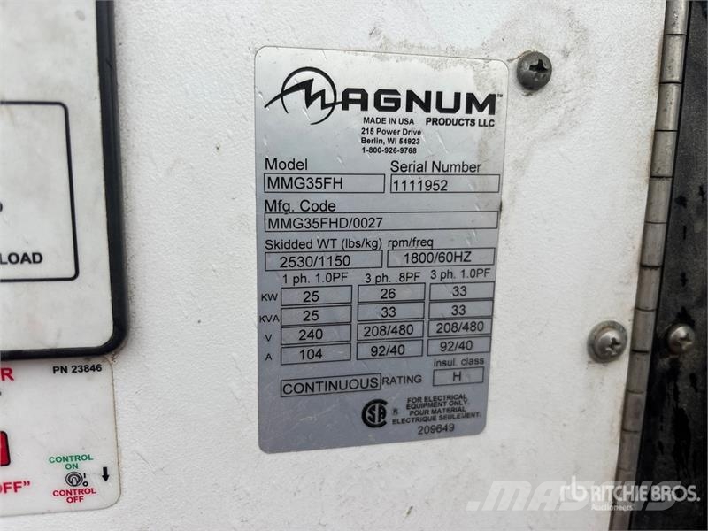 Magnum MMG35 Diesel Generatoren