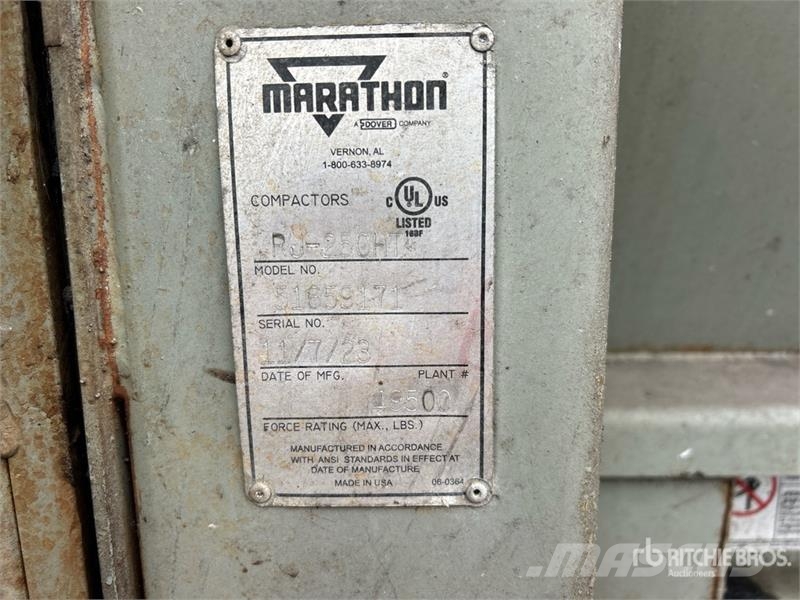 Marathon RJ250 Trash Compactor Egyéb mezőgazdasági gépek