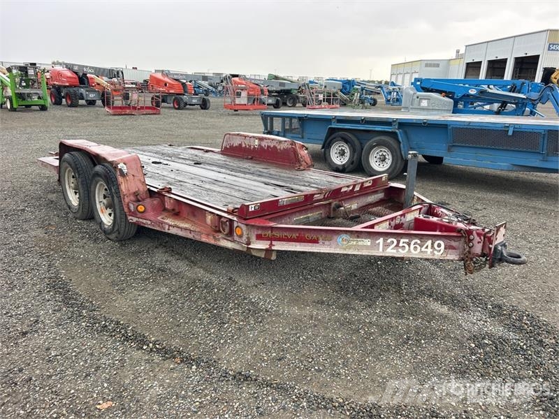 Marksman TBET80X16-12TW 16 ft T/A Tilt Deck Traile Zemie treileri