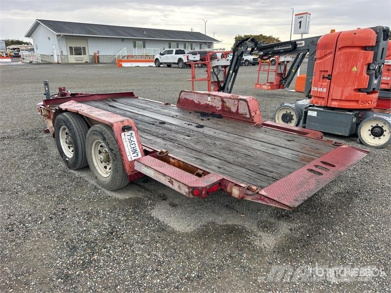 Marksman TBET80X16-12TW 16 ft T/A Tilt Deck Traile Zemie treileri