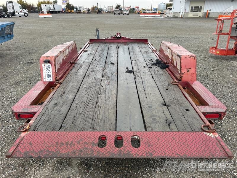 Marksman TBET80X16-12TW 16 ft T/A Tilt Deck Traile Zemie treileri
