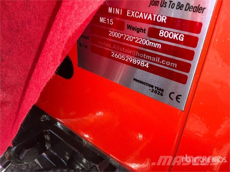 ME15 Gasoline Mini Excavator (Unused) Mini bageri < 7t
