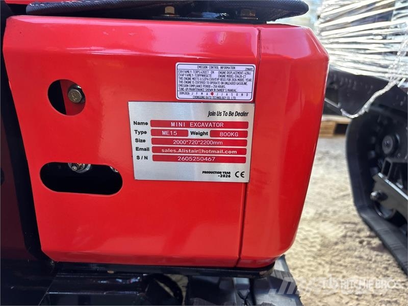  ME15 Mini Excavator (Unused) حفارات صغيرة أقل من 7 طن (حفارات صغيرة)