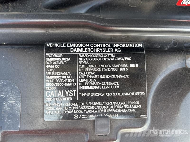 Mercedes-Benz CL500 Automobile 汽车