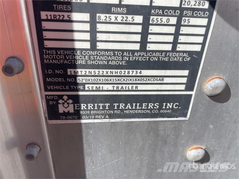 Merritt 52 ft T/A Livestock Trailer Viehtransportanhänger
