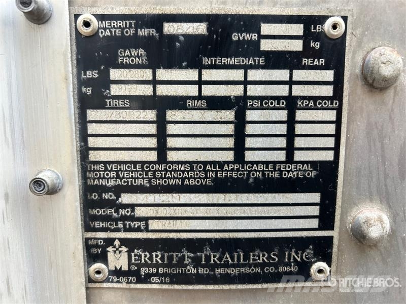 Merritt 53 ft T/A Spread Axle Livestock Trailer Prikolice za prevoz živine