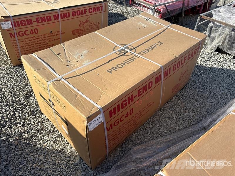 MGC40-BLACK 3 TT E-Trike Mini Scooter (Unused) Всюдиходи