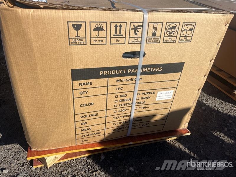 MGC40-BLACK 3 TT E-Trike Mini Scooter (Unused) Mönkijät