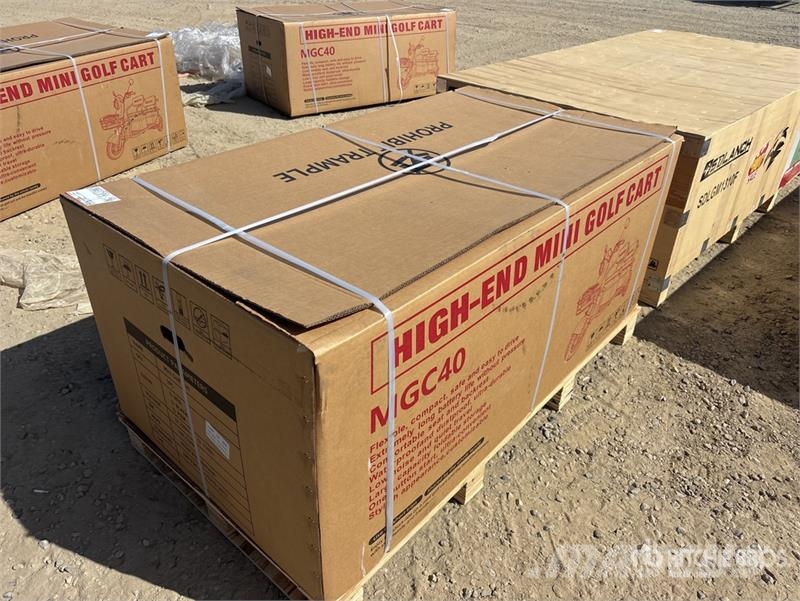 MGC40-RED 3 TT E-Trike Mini Golf Cart (Unused) Гольф-мобілі