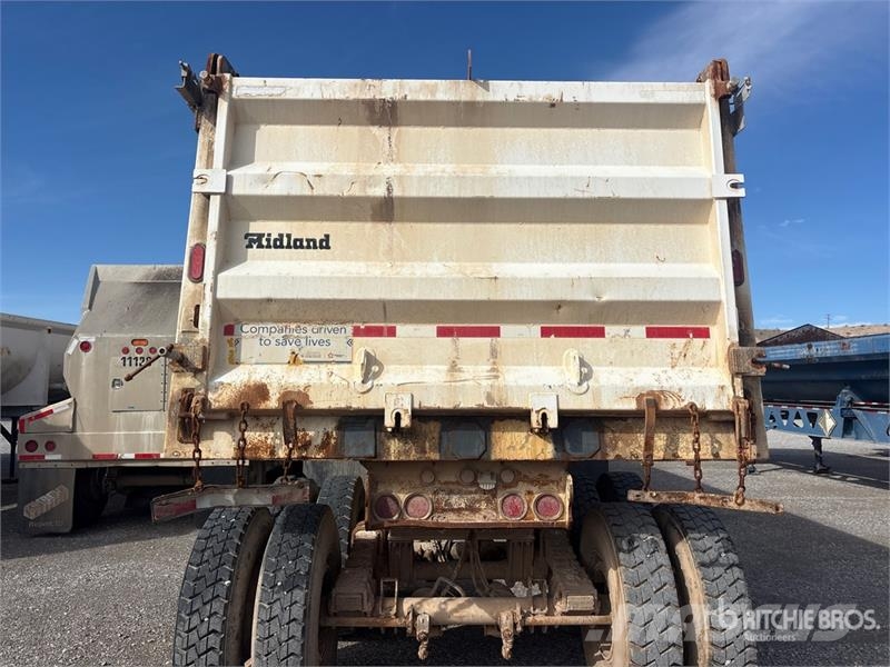 Midland MG37SK2300 37 ft T/A End Dump Trailer Remorque benne