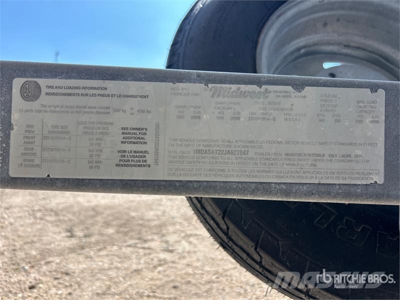 Midwest 16 ft T/A Boat Trailer Construcción - Otros