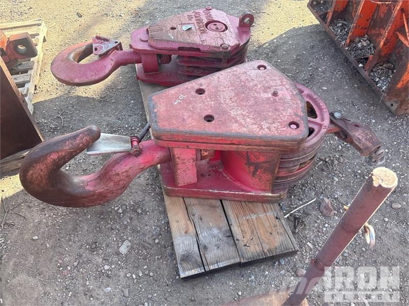Miller 58 in 70 ton 4 Sheave Load Block Accessoires et pièces pour grue