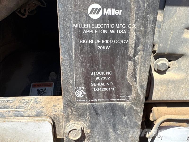 Miller Big Blue 40 A Mobile Multi-Process Engine Driven W 용접기