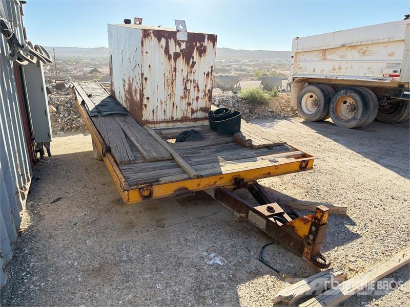 Miller J 16000 lb 18 ft S/A Tilt Deck Trailer Dieplader