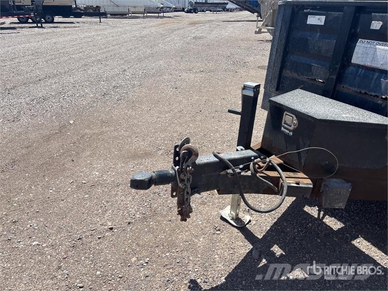 Millerbilt 12 ft T/A Dump Utility Trailer Bañera