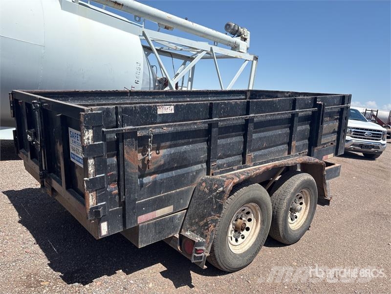 Millerbilt 12 ft T/A Dump Utility Trailer Bañera