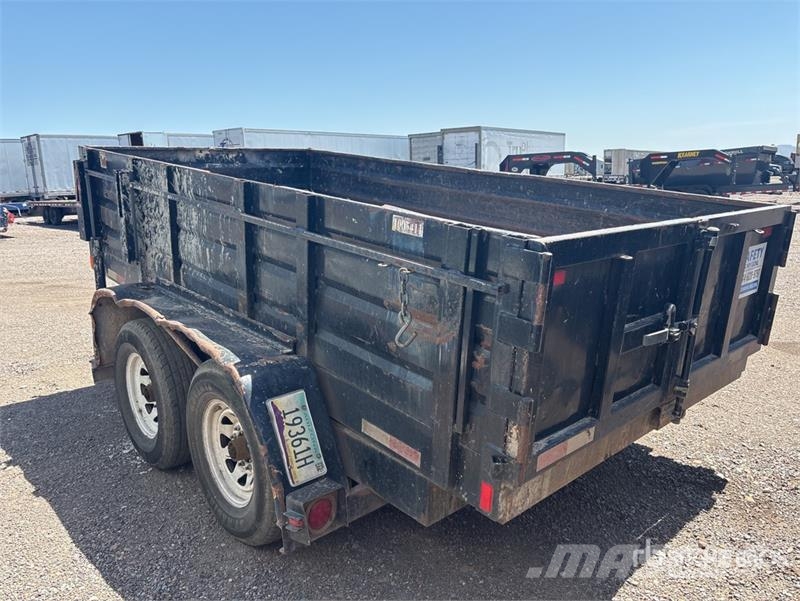 Millerbilt 12 ft T/A Dump Utility Trailer Bañera
