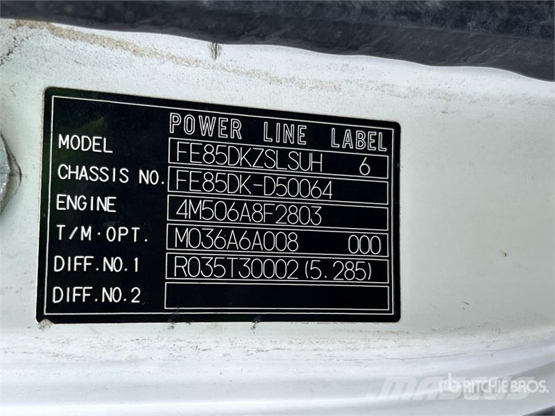 Mitsubishi FE180 Platformas/izkraušana no sāniem